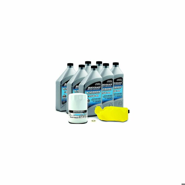 Quicksilver 4-Stroke Outboard Oil Change Kit, 6-Liter 8M0169542